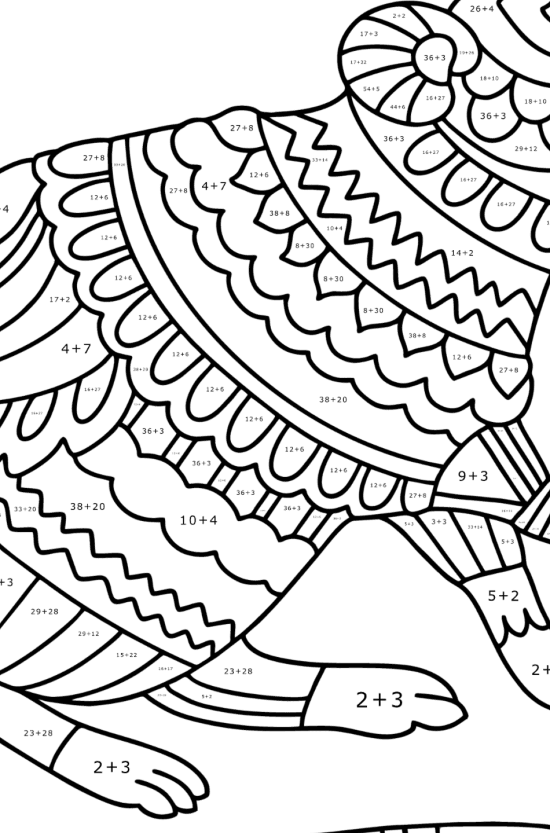 Mouse Antistress - Mice coloring pages for Adults online