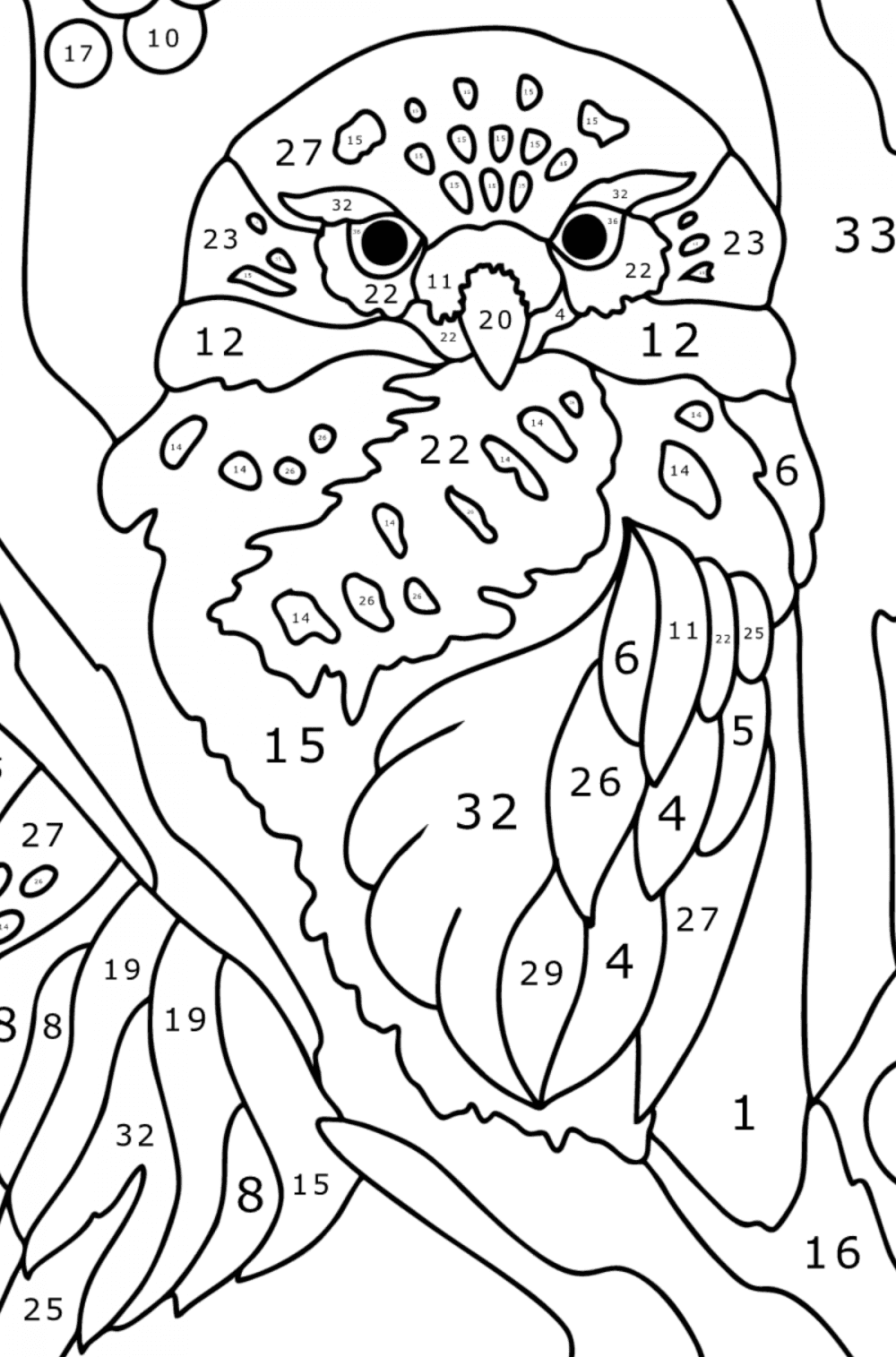 Birds Coloring pages for Adults - Print and Online for Free