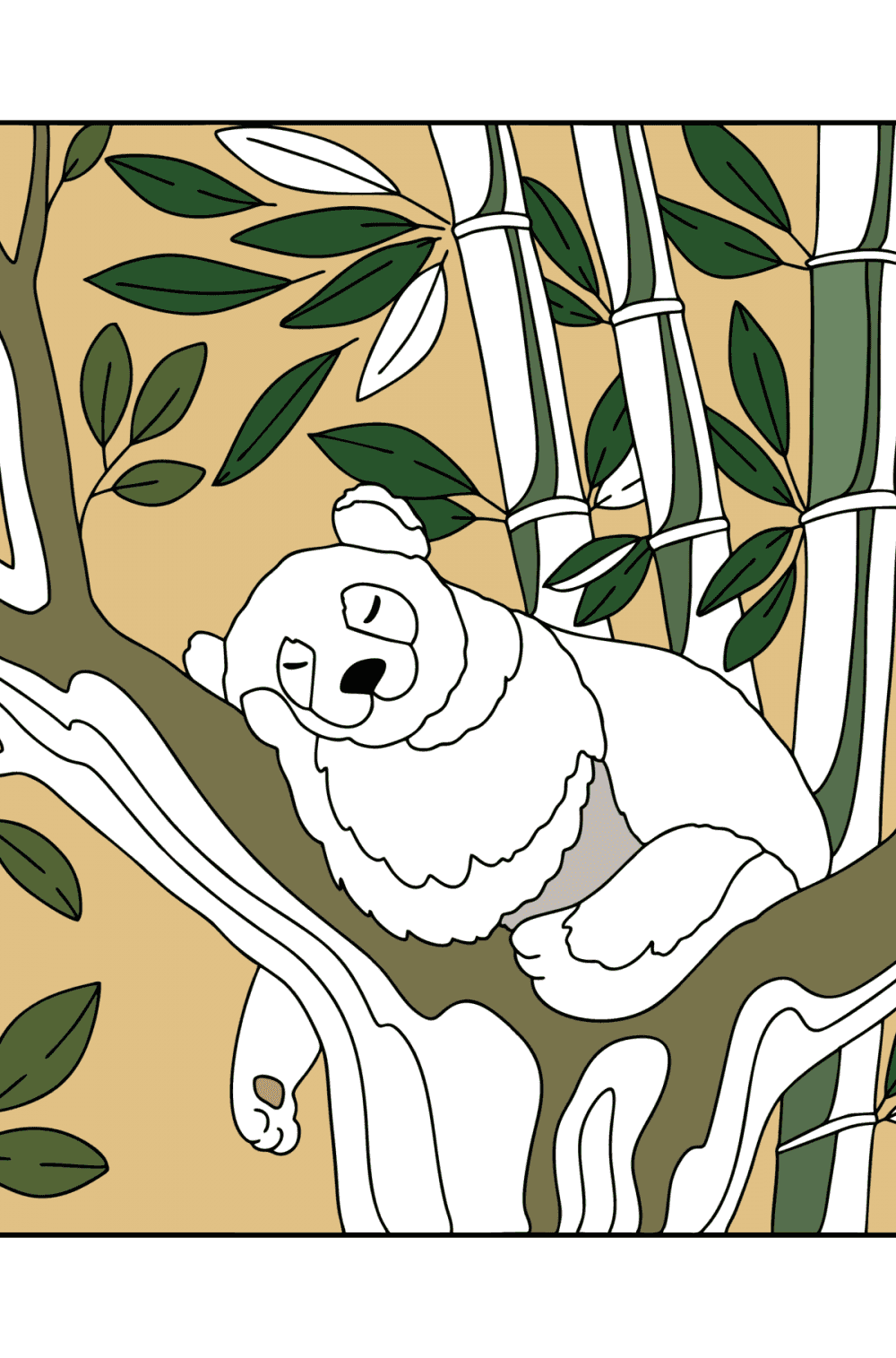 Cute pandas pandas coloring pages for adults online and printable
