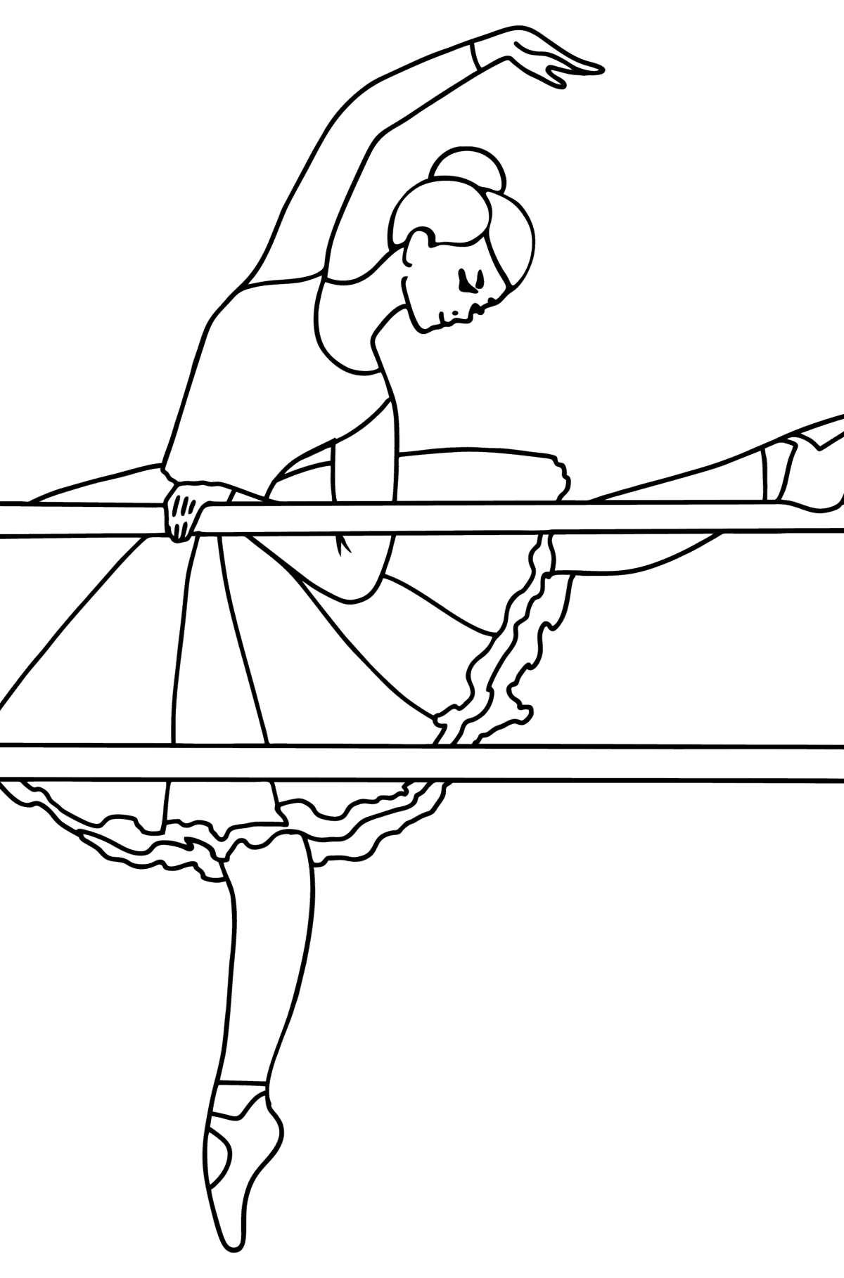 Desenho Linda bailarina para colorir - para Imprimir e Online