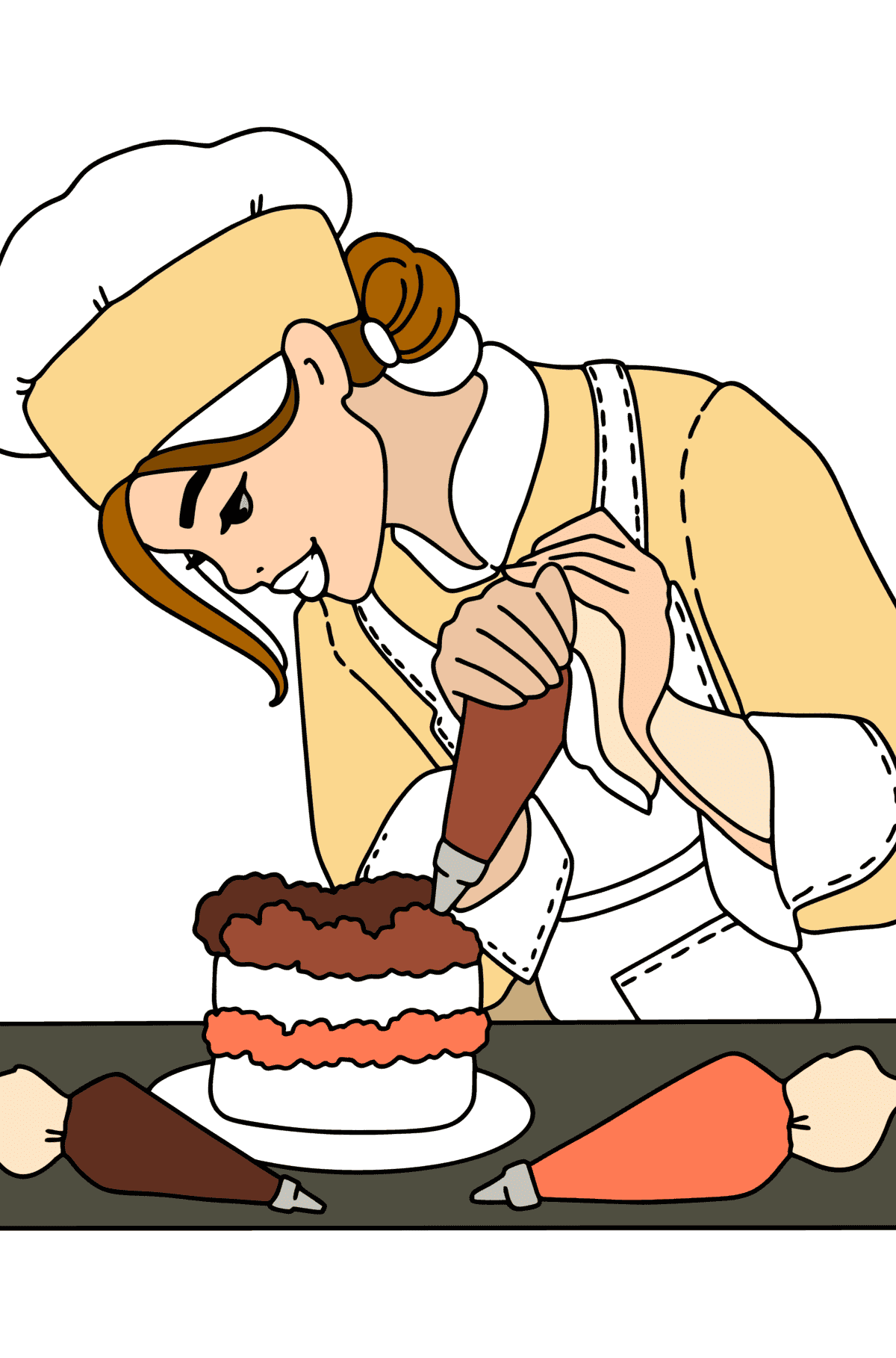 Beautiful ballerina people coloring pages for adults for free