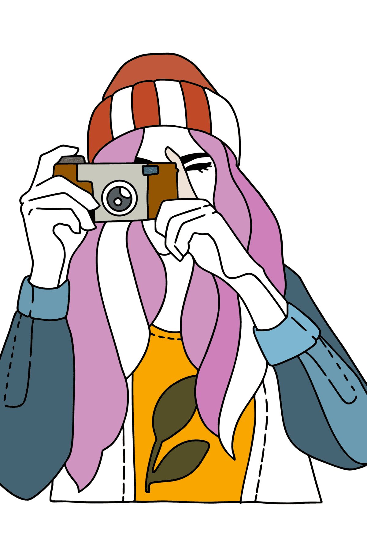 tukang-roti-wanita-mewarnai-gambar-rakyat-untuk-orang-dewasa