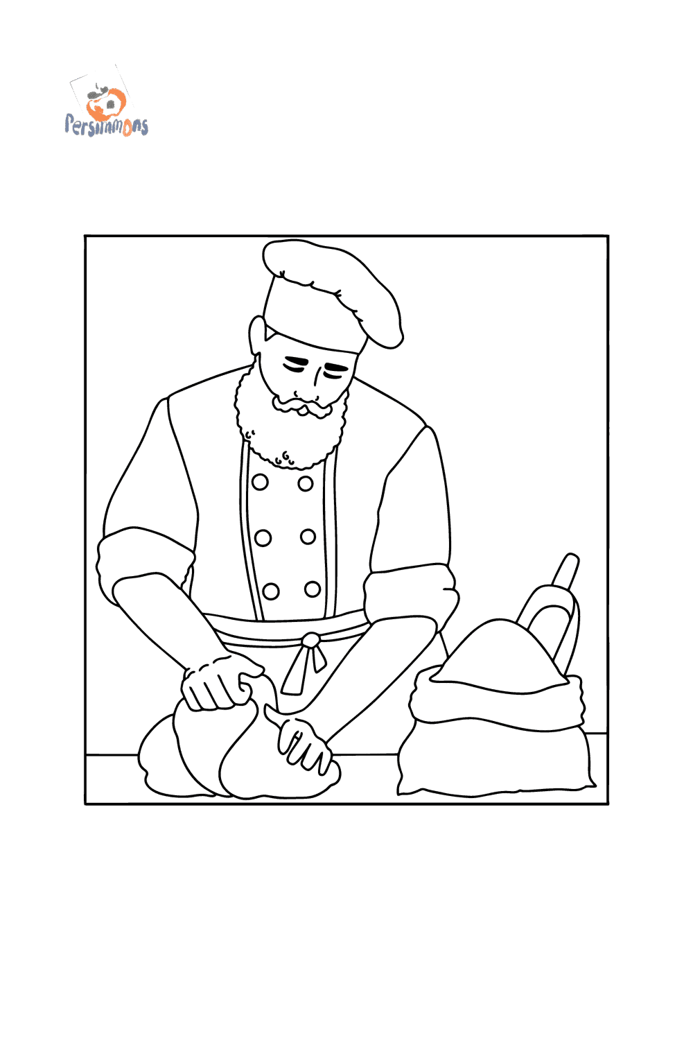 young-baker-people-coloring-pages-for-adults-for-free