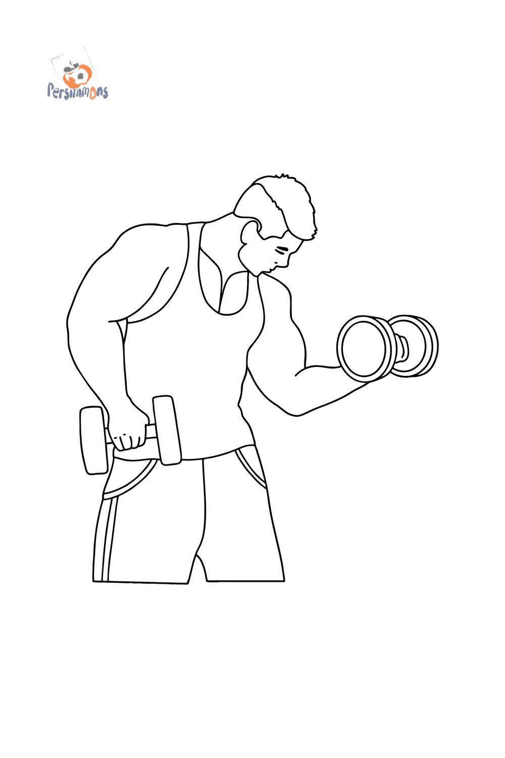 young-man-in-the-gym-people-coloring-pages-for-adults-for-free