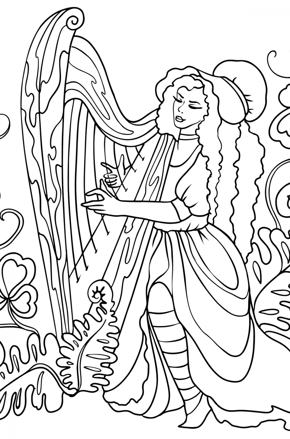 St. Patricks day coloring pages - Download, Print, and Color Online!