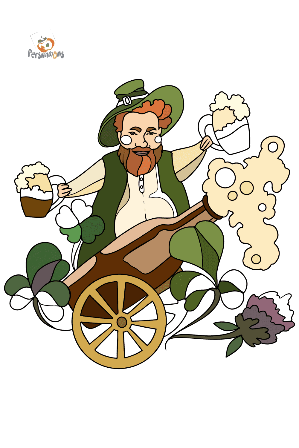 Saint Patrick Coloring Sheet