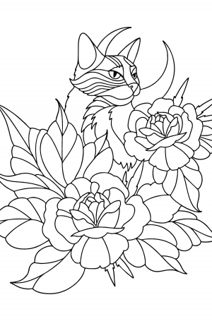 Tattoos coloring pages for Adults - Online or Printable