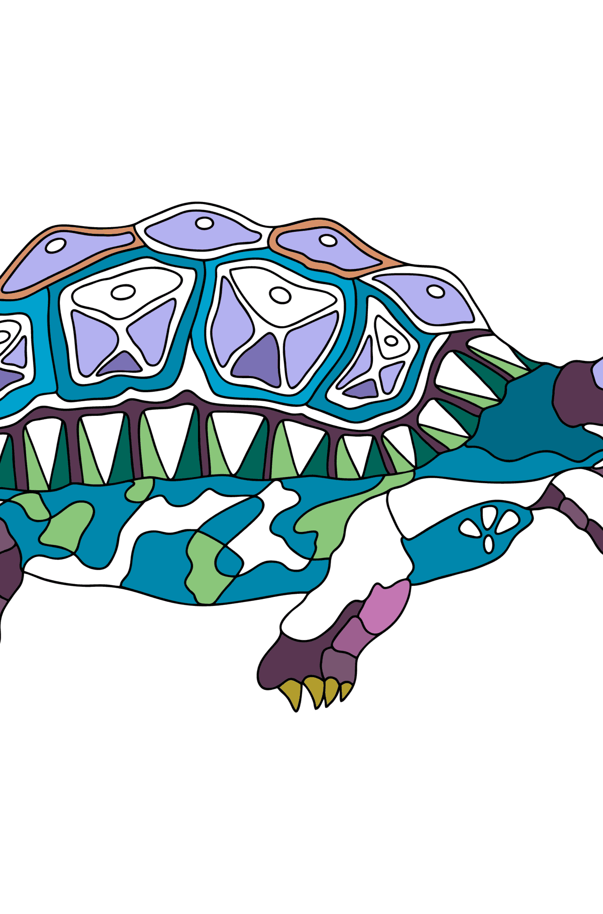 green-sea-turtle-turtles-coloring-pages-for-adults-online