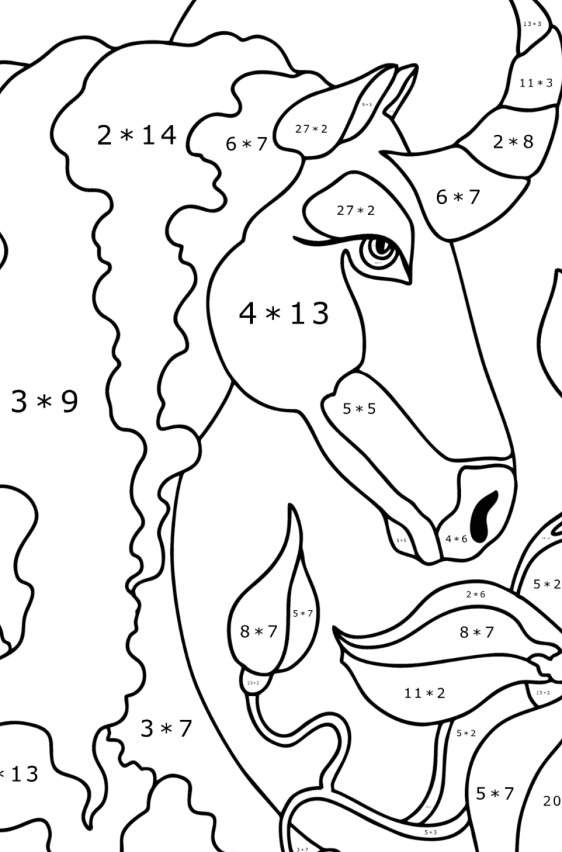 Moon unicorn - Unicorns coloring pages for Adults online