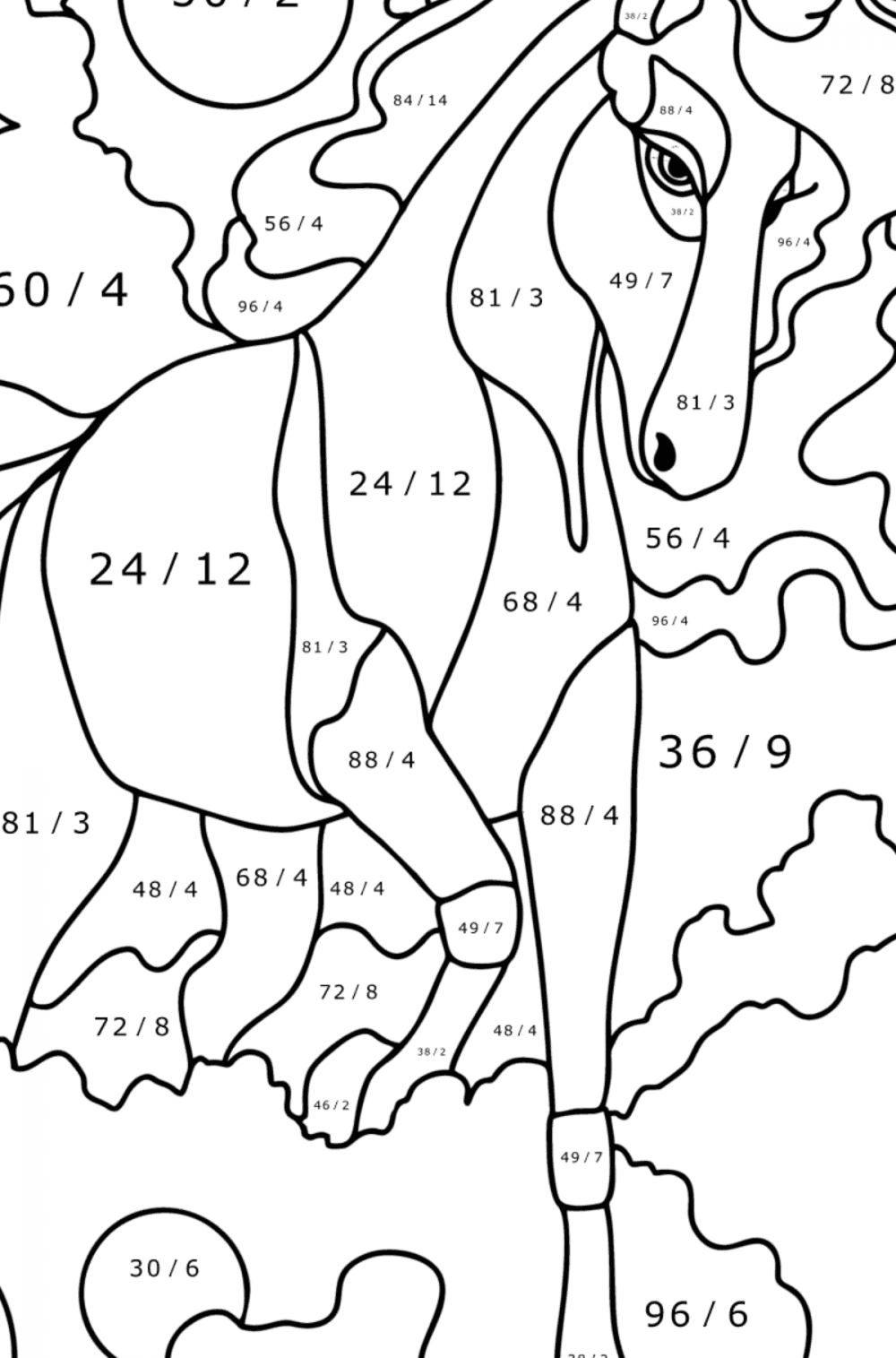 Space Unicorn Coloring Page - vrogue.co